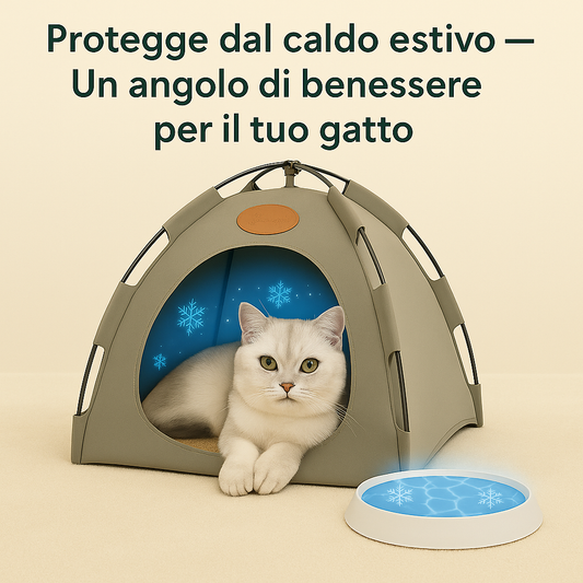FrescoMiao™ – Tenda Rinfrescante per Gatti ❄️
