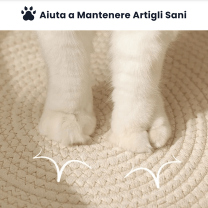 Cesta per Gatti in Corda Intrecciata